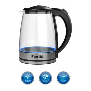 Ấm siêu tốc thủy tinh 2L Funiki HKT5135