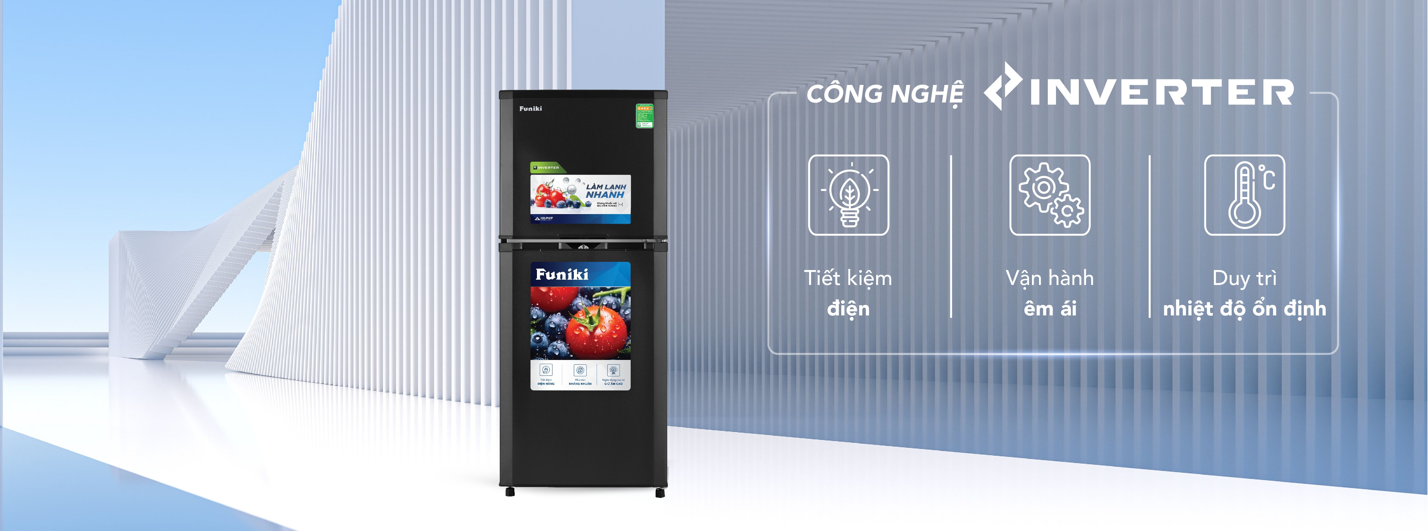 Funiki Inverter 185 lít HR T8185TDG