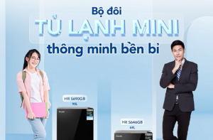 BỘ ĐÔI TỦ LẠNH MINI CÁNH KÍNH FUNIKI – NHỎ GỌN, TINH TẾ, TÍCH HỢP ĐỦ TÍNH NĂNG!