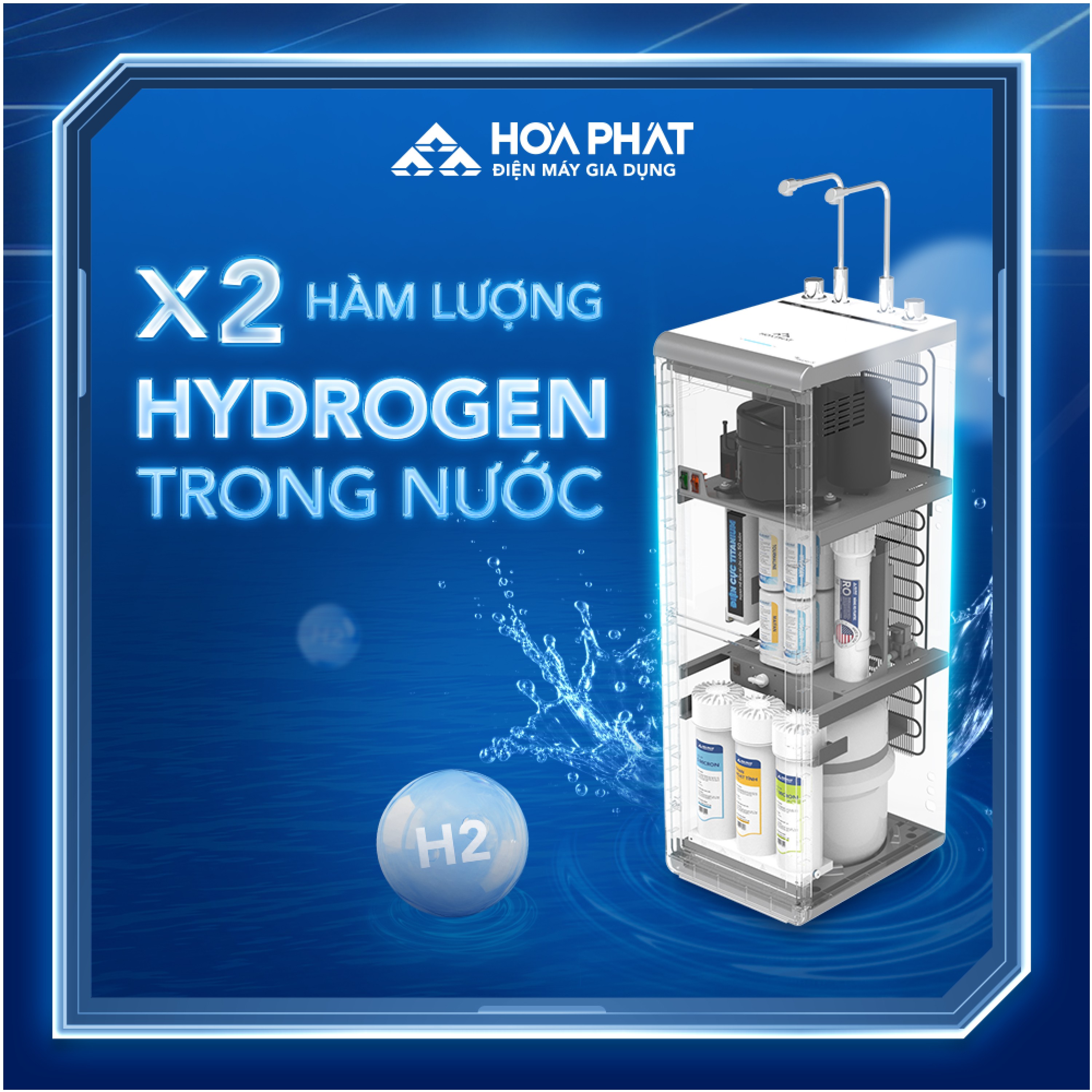 Máy lọc nước Hòa Phát HyperS HPA856