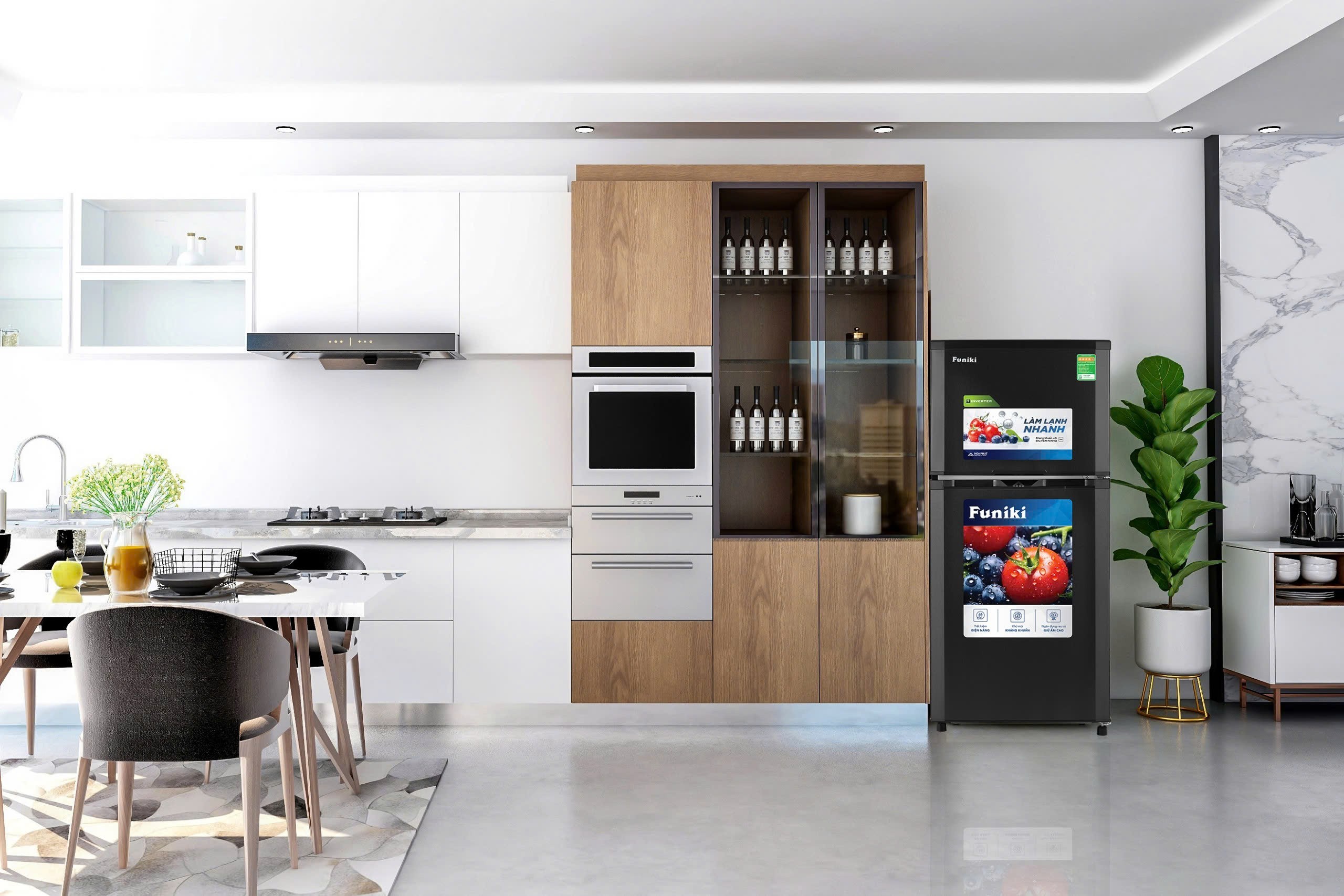 Tối ưu chi phí vận hành căn hộ cho thuê với tủ lạnh Funiki