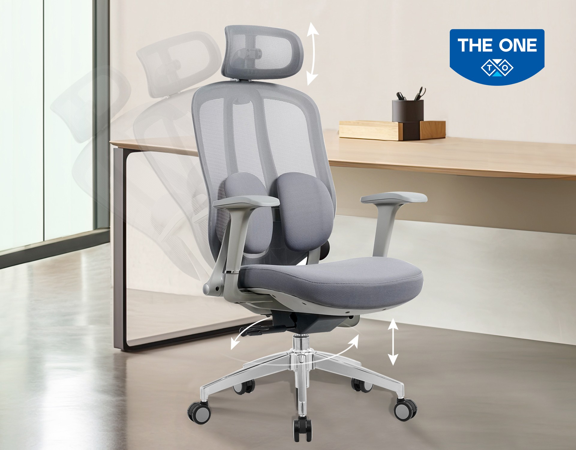 Ghế công thái học giúp giảm đau lưng, cổ vai gáy và thoải mái khi ngồi.