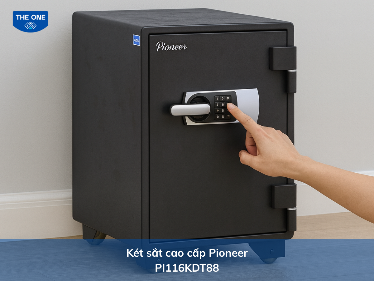 Một số mẫu két sắt dùng tổ hợp phím lập trình để thay đổi mật khẩu