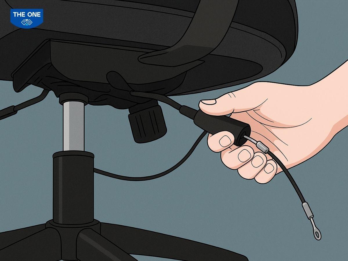 Sửa lại hoặc thay thế dây cáp điều khiển của ghế xoay