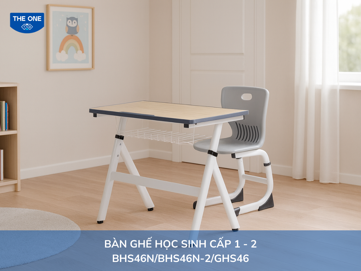 Đặt bàn học quay lưng ra cửa khiến tinh thần căng thẳng, mất tập trung. 