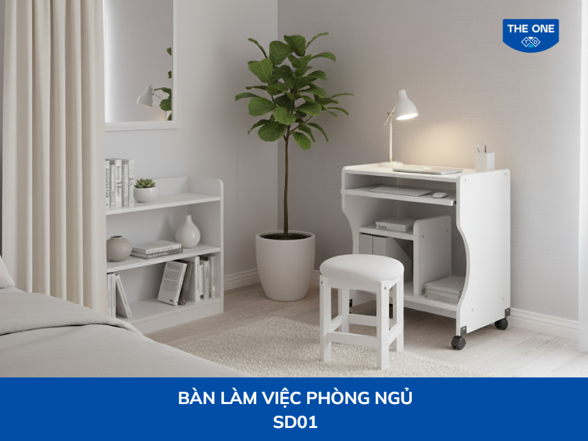 Khi làm việc, bạn nên kéo rèm che gương để tăng sự tập trung và tránh bị phân tâm