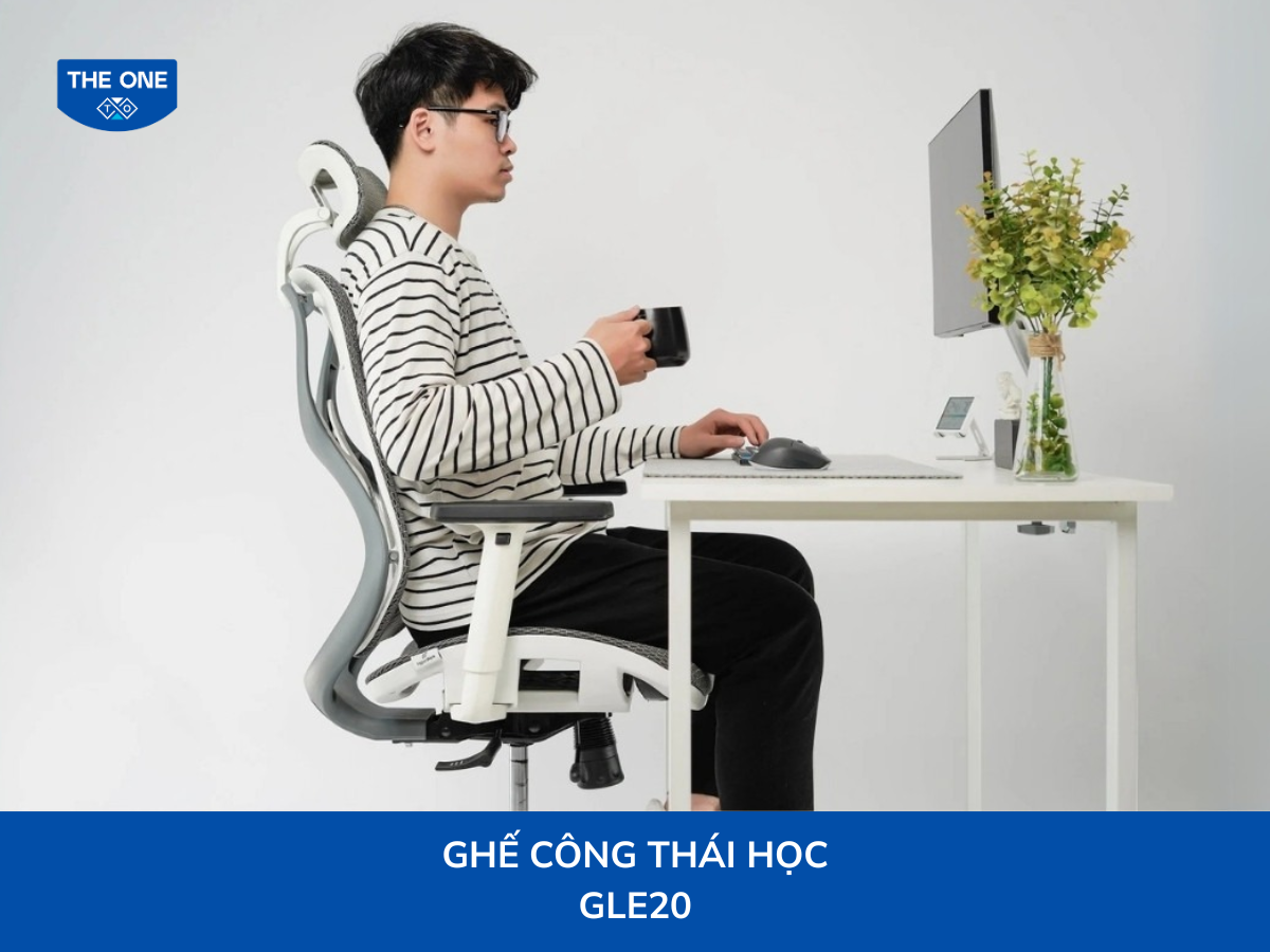 Cách ngồi ghế công thái học đúng tư thế, bảo vệ cột sống.
