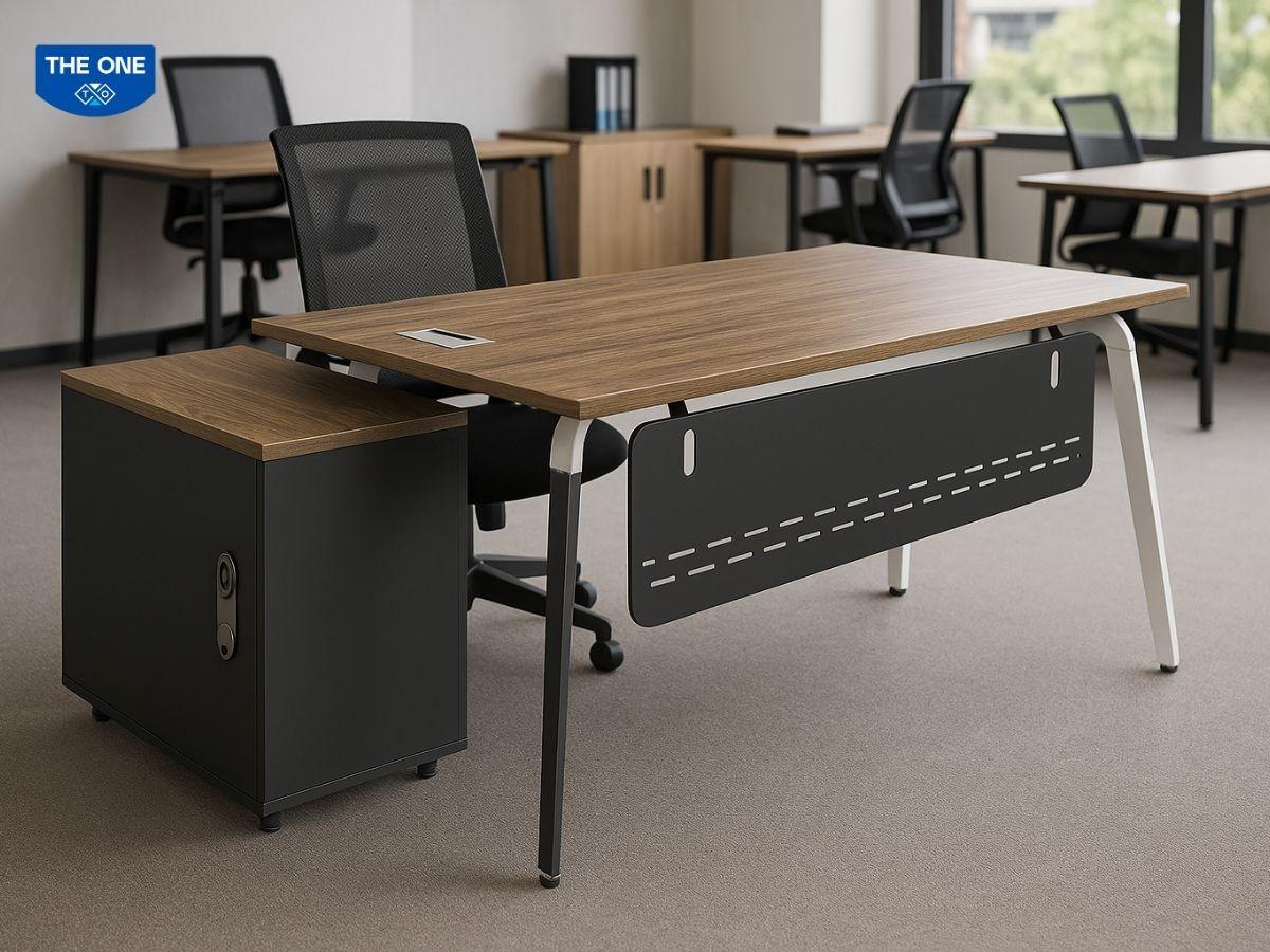 Bàn làm việc hình chữ nhật phù hợp với người mệnh Hỏa