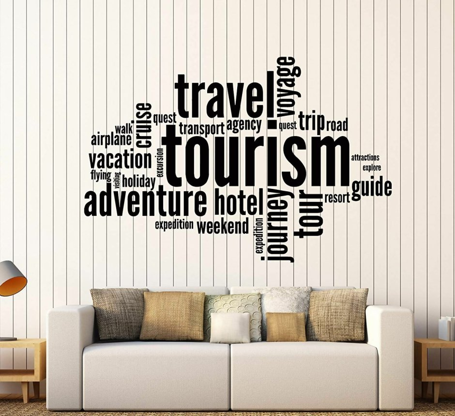 Trang trí văn phòng bằng decal, câu quote truyền cảm hứng. (Nguồn ảnh: Internet)