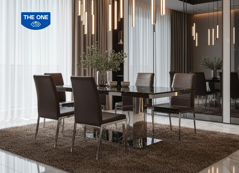 BÀN GHẾ ĂN INOX THE ONE 
B61 - G61