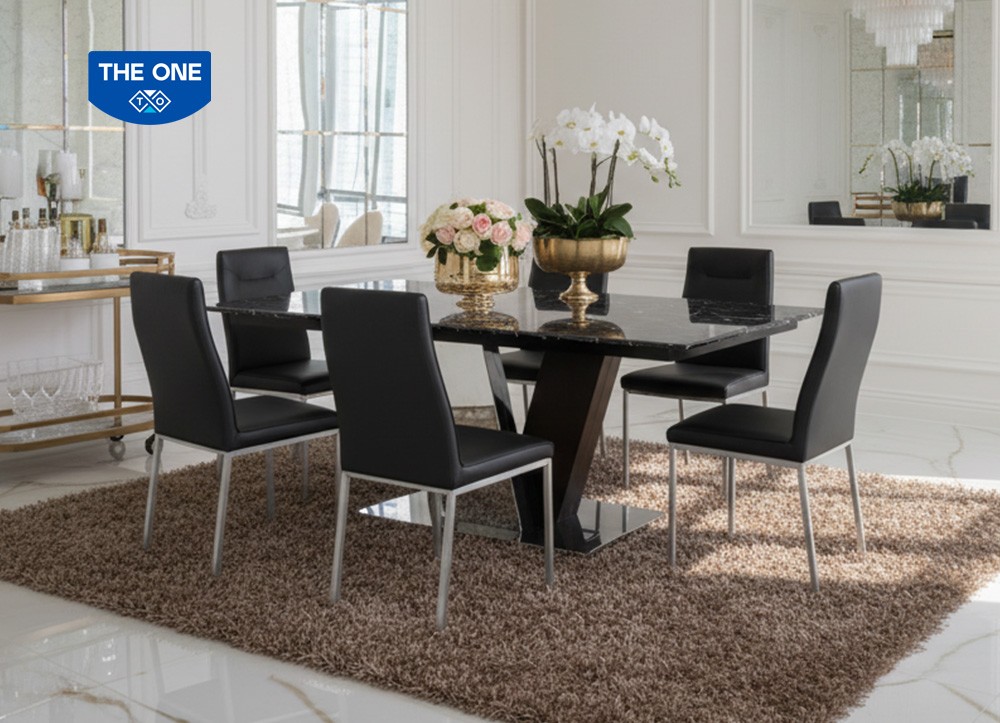 BÀN GHẾ ĂN KHUNG THÉP THE ONE 
B63 - G63