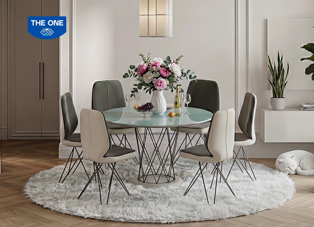 BÀN GHẾ ĂN KHUNG THÉP THE ONE 
BA508 - GA508