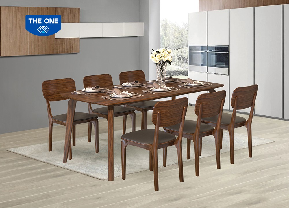 BÀN GHẾ ĂN GỖ SƠN HIGH GLOSSY THE ONE 
BA504A / BA504B / GA504
