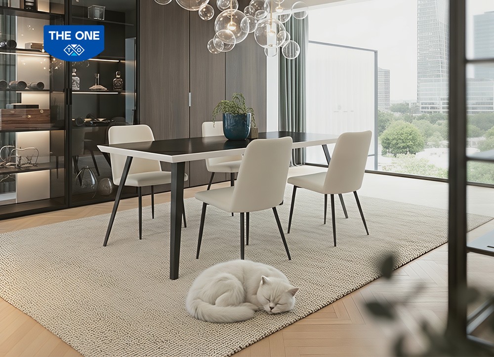 BÀN GHẾ ĂN KHUNG THÉP THE ONE 
BA507 - GA507