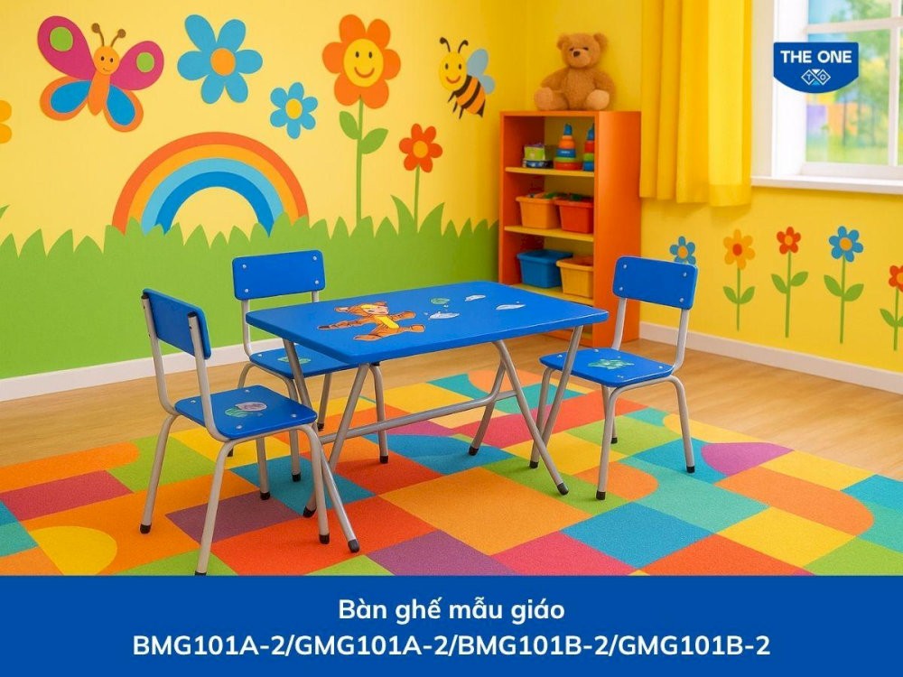 Gợi ý sản phẩm bàn ghế mẫu giáo The One chính hãng, an toàn