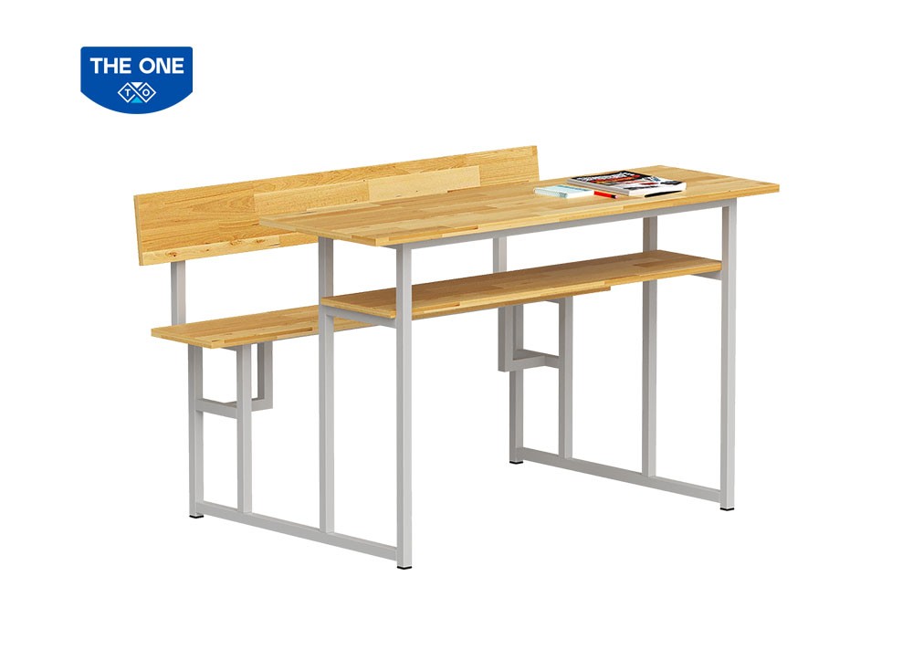 BÀN SINH VIÊN MẶT GỖ TỰ NHIÊN THE ONE 
BSV108TG
