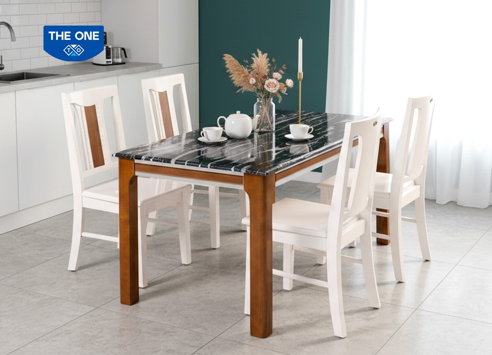 BÀN GHẾ ĂN GỖ SƠN HIGH GLOSSY THE ONE 
HGB68A/HGB68B/HGG68