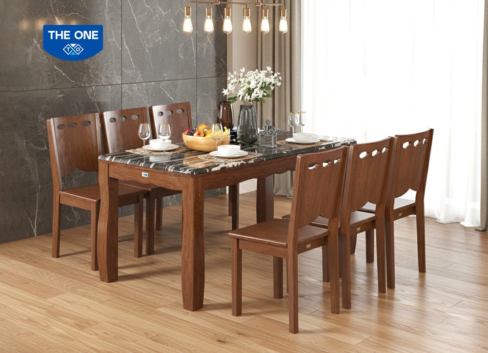 BÀN GHẾ ĂN GỖ SƠN HIGH GLOSSY THE ONE 
HGB74A/HGB74B/HGG74