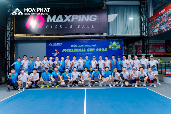 ĐIỆN LẠNH HÒA PHÁT PICKLEBALL CUP 2025 - NGÀY HỘI THỂ THAO GẮN KẾT CÙNG ĐẠI LÝ