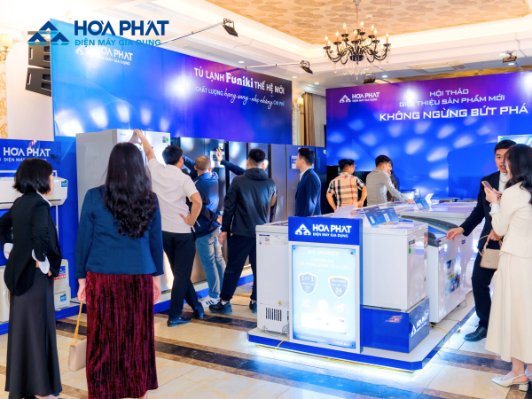 ĐIỆN LẠNH HÒA PHÁT KHỞI ĐỘNG CHUỖI HỘI THẢO 2025 “KHÔNG NGỪNG BỨT PHÁ” TẠI KHU VỰC MIỀN BẮC