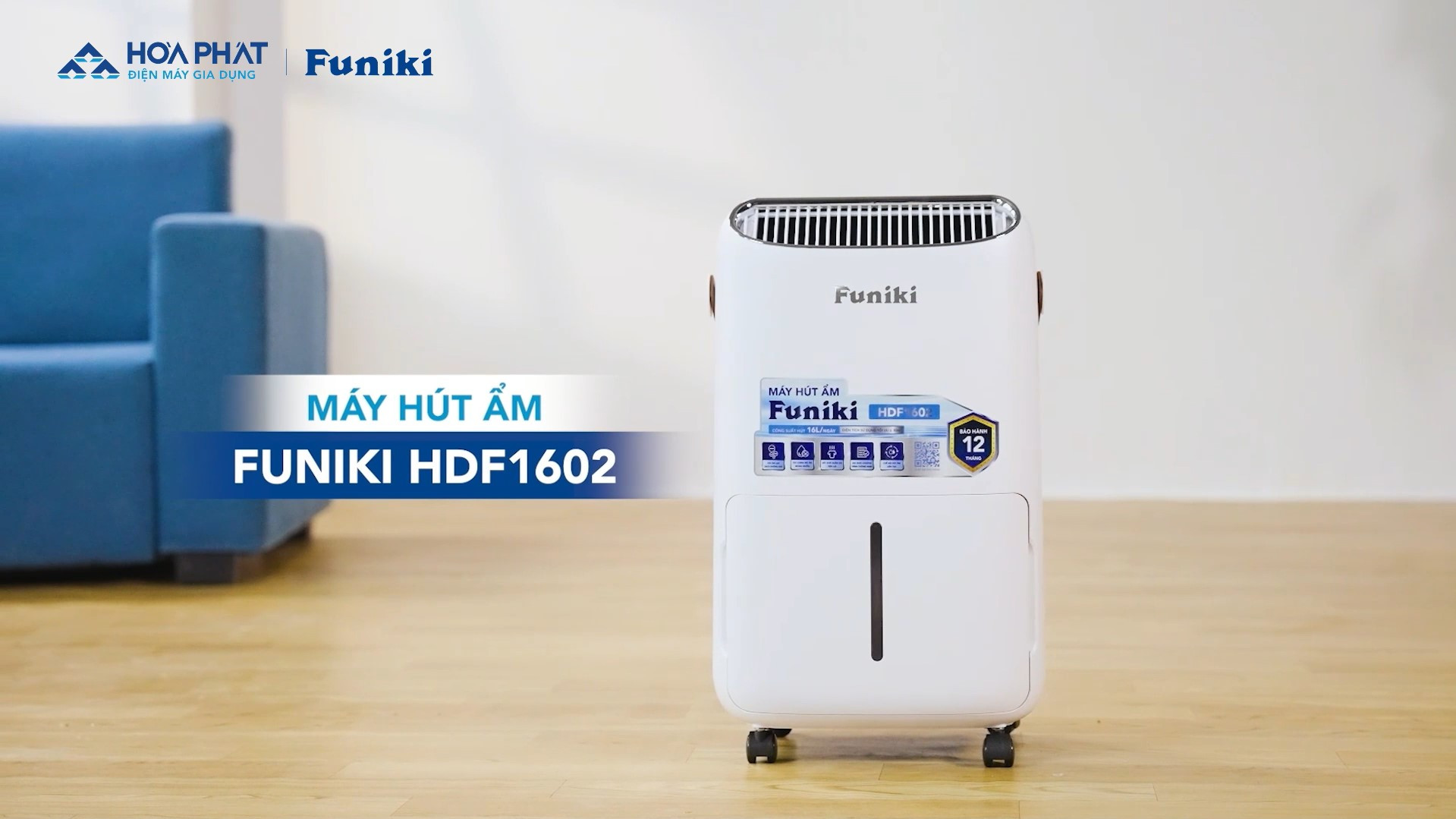 Máy Hút Ẩm Funiki HDF1602 - Nồm Ẩm Chẳng Lo, Nhà Khô Thoáng