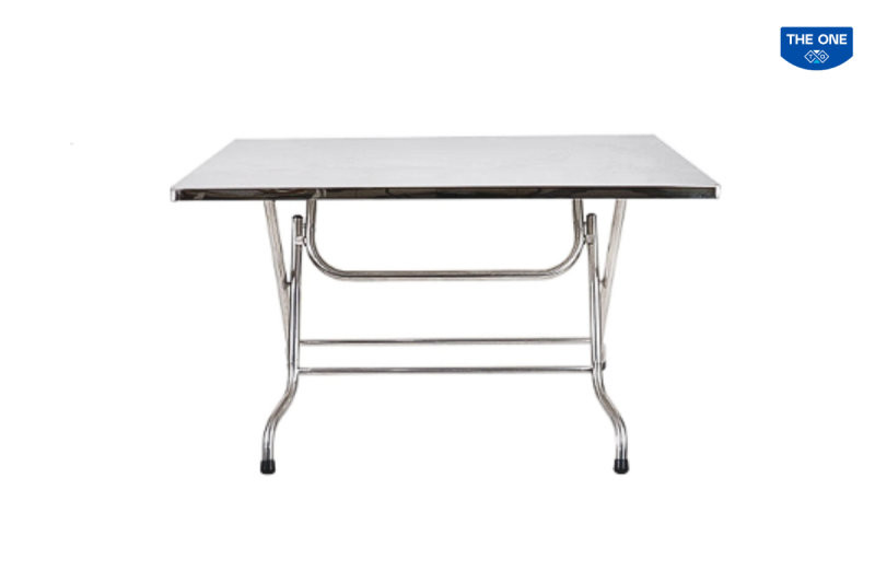 Độ bền vượt trội, dễ vệ sinh, thiết kế thông minh nên bàn gấp inox The One luôn được tin dùng
