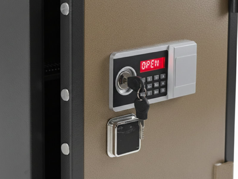 Két sắt phát ra tiếng kêu khi cửa chưa được đóng hoàn toàn.