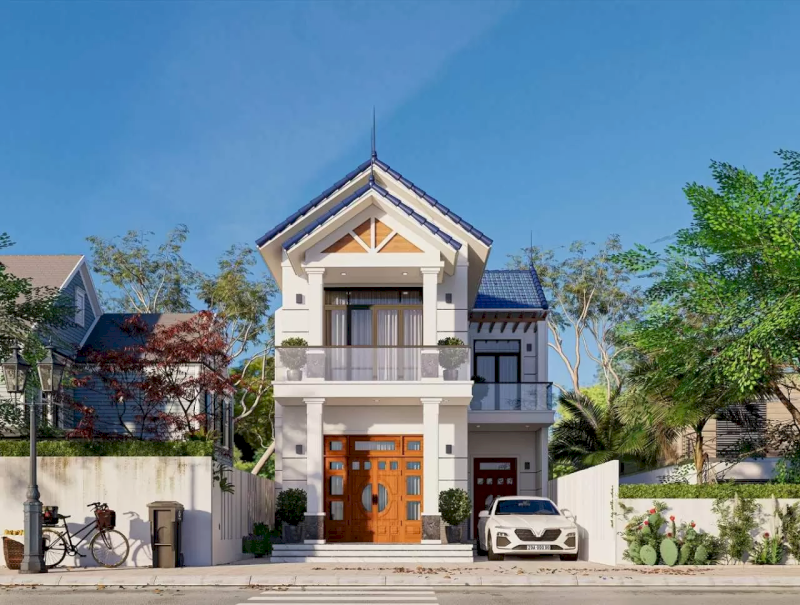 Không gian gác mái linh hoạt, có thể làm phòng ngủ, phòng thờ hoặc kho chứa đồ (Nguồn ảnh: Internet)