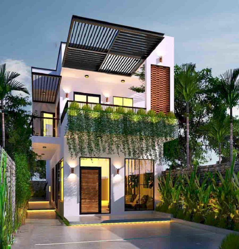 Thiết kế tận dụng tối đa diện tích hẹp, phù hợp đất đô thị (Nguồn ảnh: Internet)