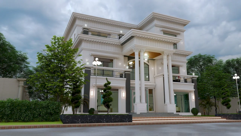 Phong cách sang trọng, kết hợp cổ điển Châu Âu và tiện nghi hiện đại (Nguồn ảnh: Internet)