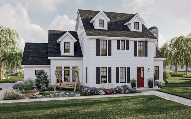 Phào chỉ, lan can, cột trụ tạo điểm nhấn mặt tiền tinh tế (Nguồn ảnh: Internet)