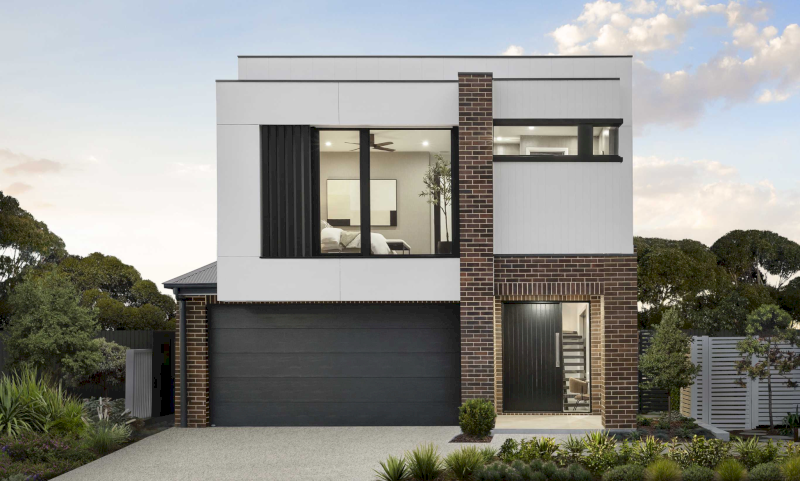 Mái bằng hoặc mái chéo nhẹ tạo đường nét sắc cạnh (Nguồn ảnh: Internet)