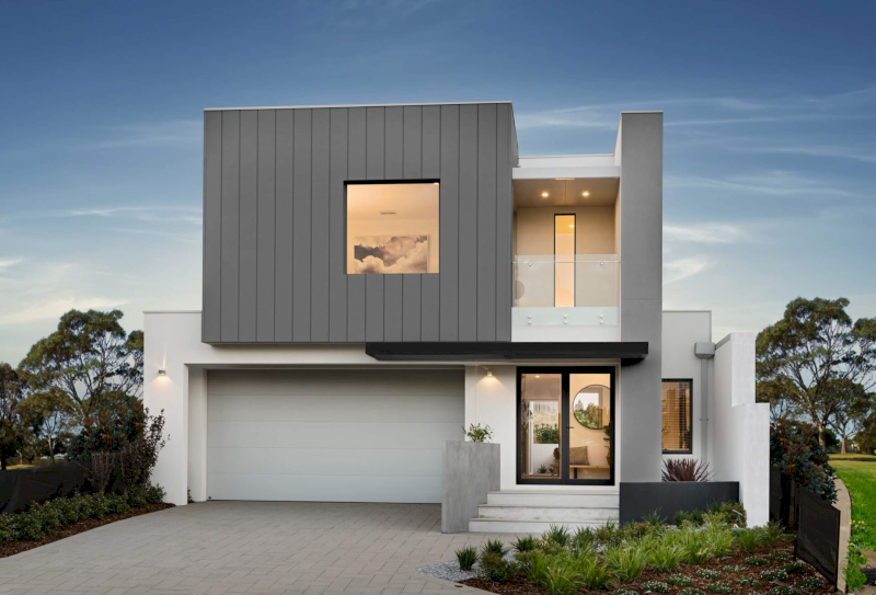 Lối vào nhà và gara tách biệt rõ ràng (Nguồn ảnh: Internet)