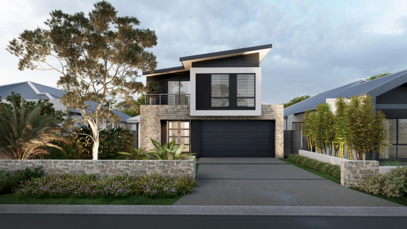 Ngôi nhà được lùi vào 1,5–3m so với lề đường để tạo khoảng đệm (Nguồn ảnh: Internet)