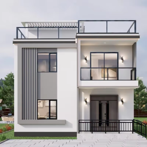 30+ mẫu nhà mái bằng 2 tầng hiện đại, trẻ trung & chi phí hợp lý