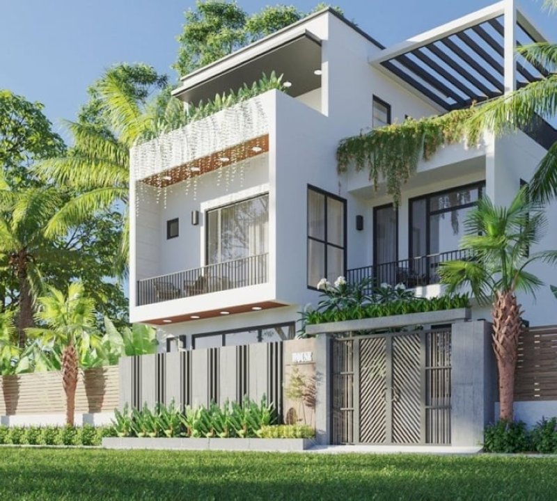 Mẫu nhà tối ưu diện tích đất hẹp và vẫn đảm bảo công năng tiện nghi (Nguồn ảnh: Internet)