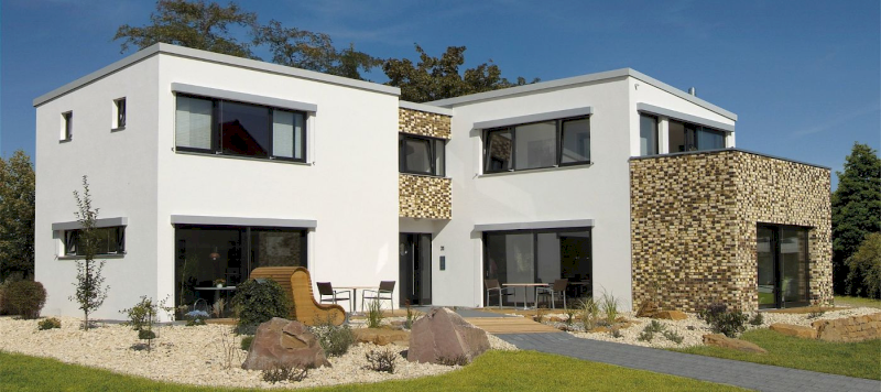 Thiết kế chữ L tận dụng góc khuyết làm sân vườn hoặc hồ cá koi (Nguồn ảnh: Internet)