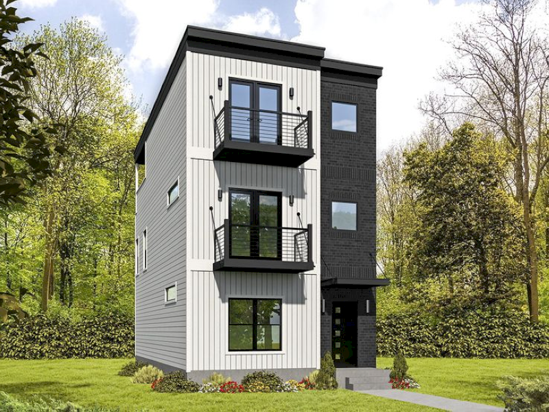 Tầng tum mở rộng không gian sử dụng cho phòng thờ hoặc giặt phơi (Nguồn ảnh: Internet)