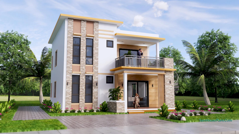 Ban công rộng tăng kết nối với không gian ngoài trời và cải thiện thông gió (Nguồn ảnh: Internet)