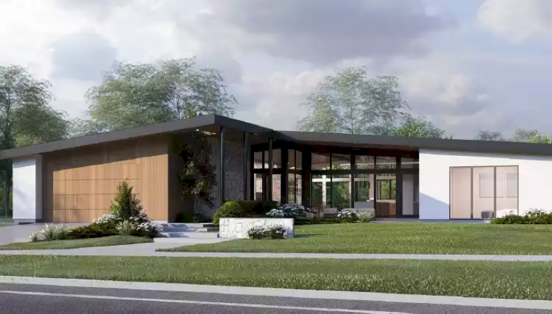 Vật liệu tự nhiên kết hợp sân vườn và tiểu cảnh, gần gũi thiên nhiên (Nguồn ảnh: Internet)