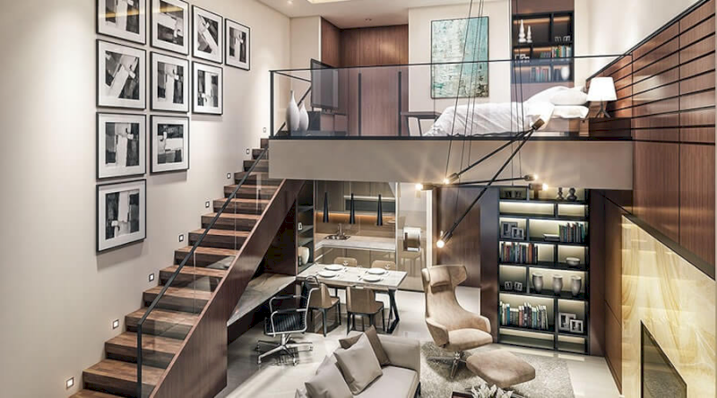 Gác lửng tăng diện tích sử dụng hiệu quả (Nguồn ảnh: Internet)