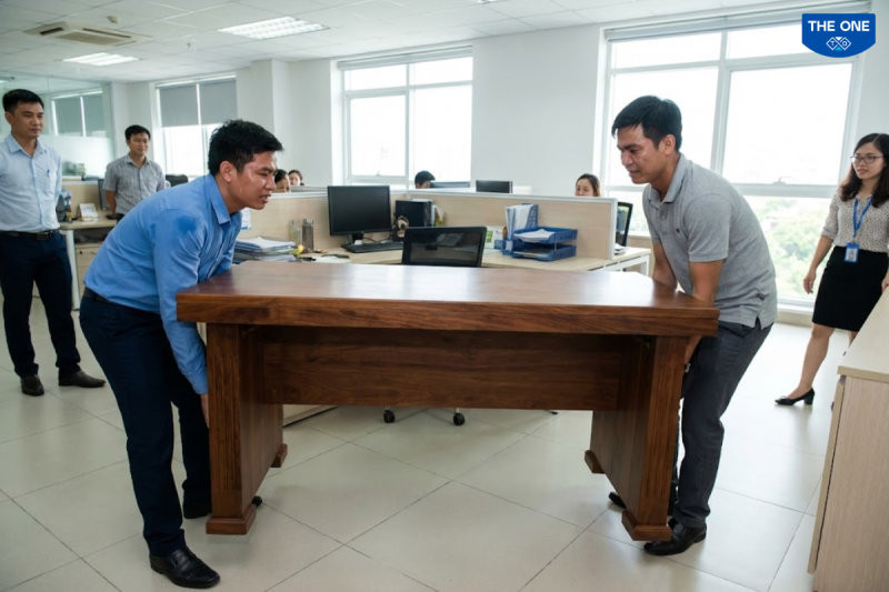 Những mẫu bàn làm việc gỗ kiểu cũ quá nặng, không được tối ưu trọng lượng thường khá khó di chuyển