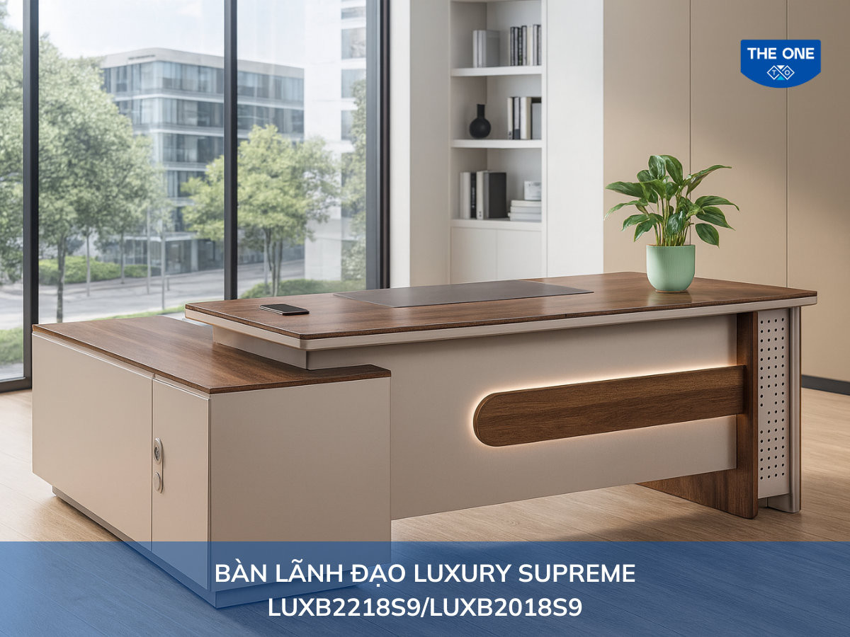 Bàn văn phòng gỗ chất lượng cao là lựa chọn phù hợp cho lãnh đạo, văn phòng Luật, Tài chính