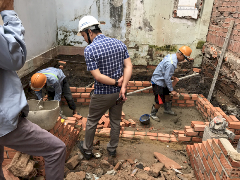 Luôn giám sát chặt chẽ để tránh rủi ro khi xây nhà. (Nguồn: Internet)
