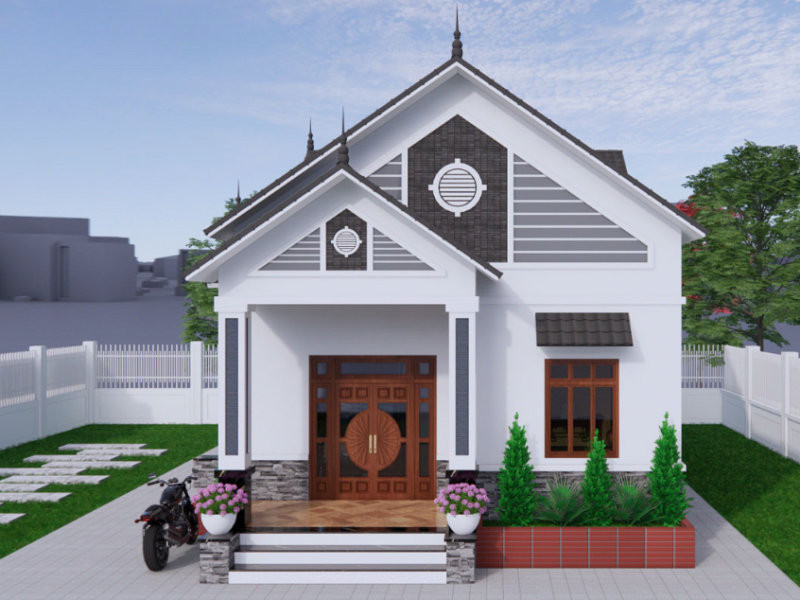 Tránh đặt gương hoặc vật cản trước cửa chính là một trong những điều cấm kỵ khi sửa nhà hàng đầu. (Nguồn: Internet)