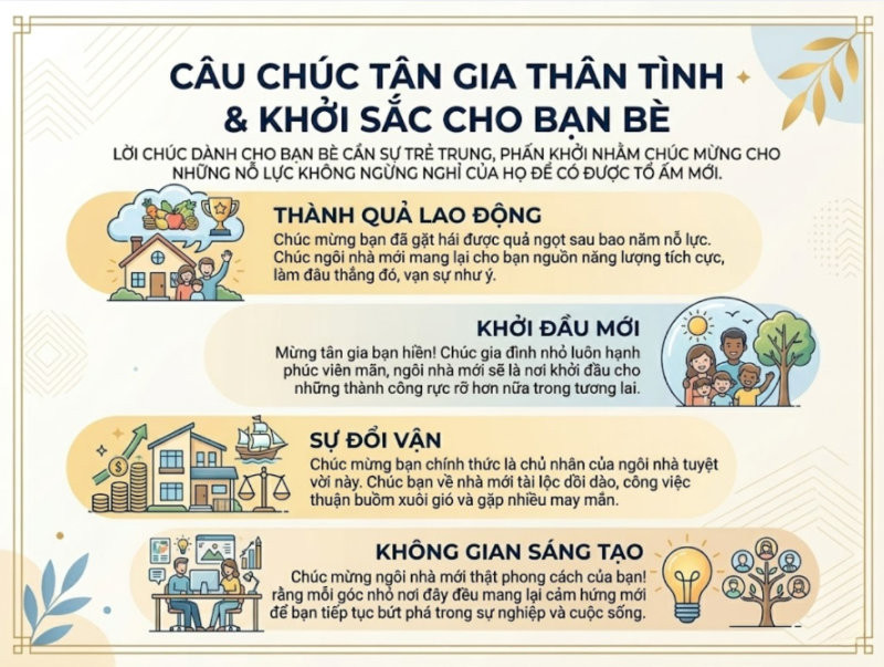 Niềm vui nhân đôi khi cùng bạn bè chia sẻ khoảnh khắc sở hữu tổ ấm đầu tiên.