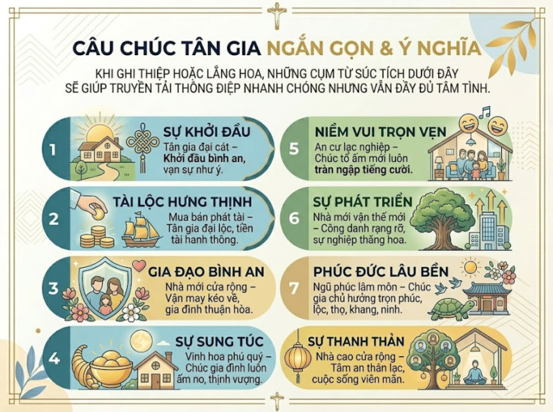 Những lời chúc súc tích thường mang lại ấn tượng mạnh mẽ và sâu sắc.