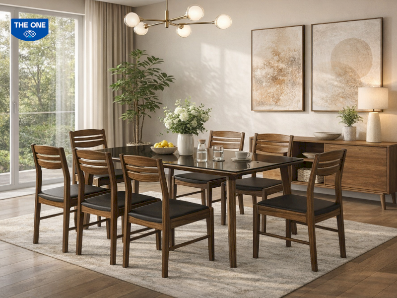 Đối với ghế không tay vịn, bạn nên chọn ghế có tựa lưng chắc chắn, cong nhẹ để tạo cảm giác thoải mái khi ngồi lâu