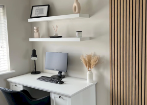 Có nên kê bàn làm việc sát tường? 7 lưu ý bố trí thẩm mỹ và phong thuỷ