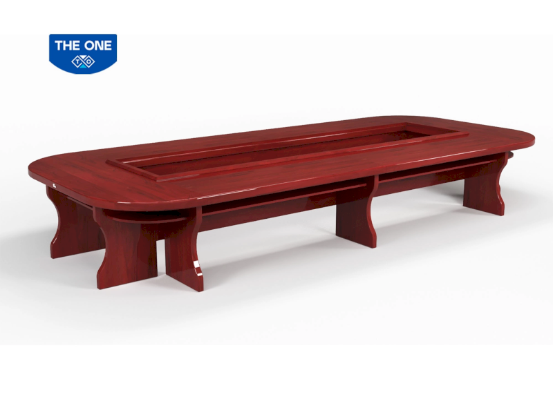 Bàn họp gỗ sơn PU The One CT5016H1 kích thước W5000 x D1600 x H760 mm
